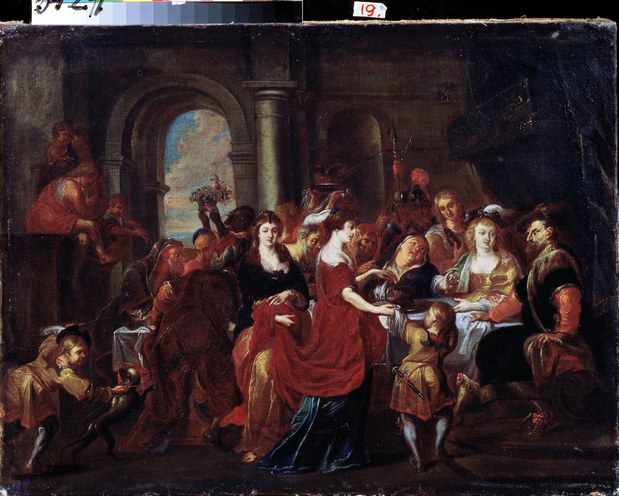 Herod Banquet by Abraham Jansz. van Diepenbeeck
