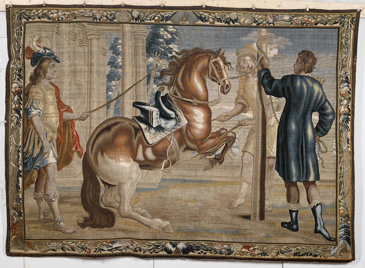 William Cavendish with a Horse by Abraham Jansz. van after Diepenbeeck
