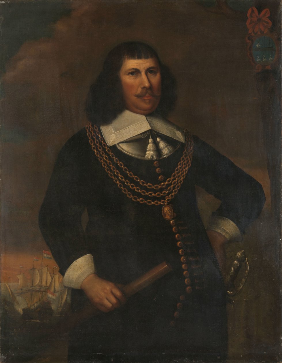 Pieter Florisz (ca. 1605-58), Vice-Admiral of the Northern District by Abraham Liedts (copy after)