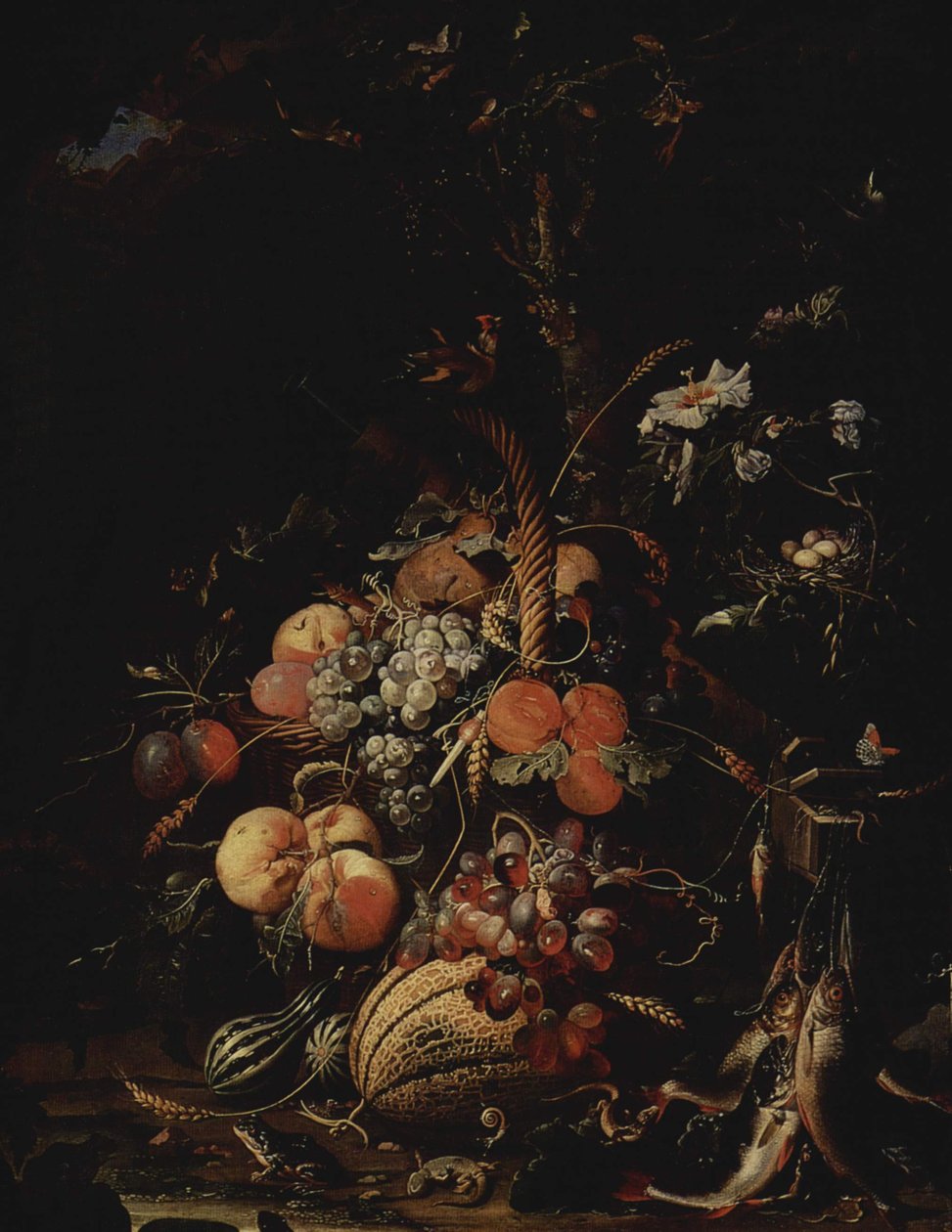Fruit by Abraham Mignon