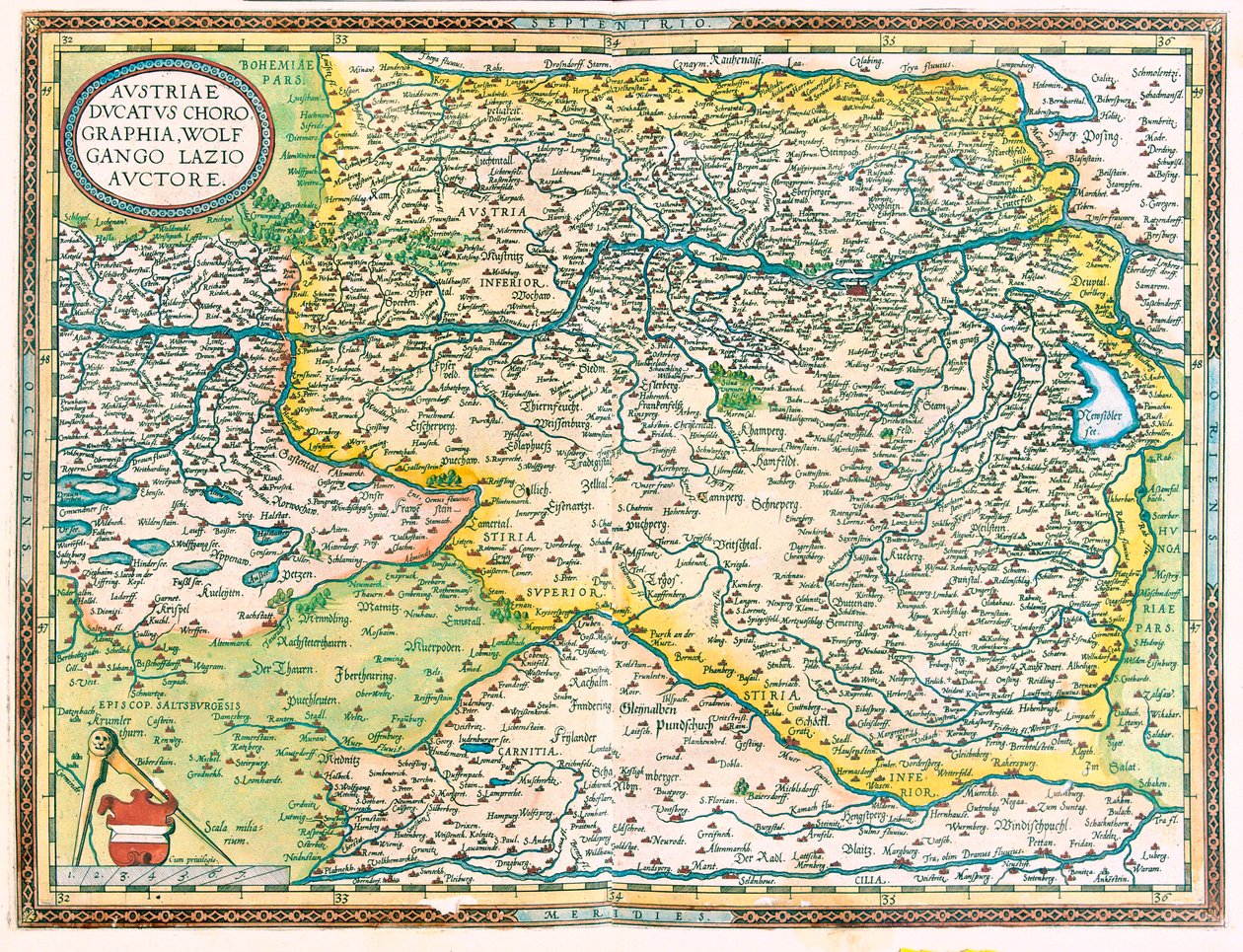 East Austria by Abraham Ortelius