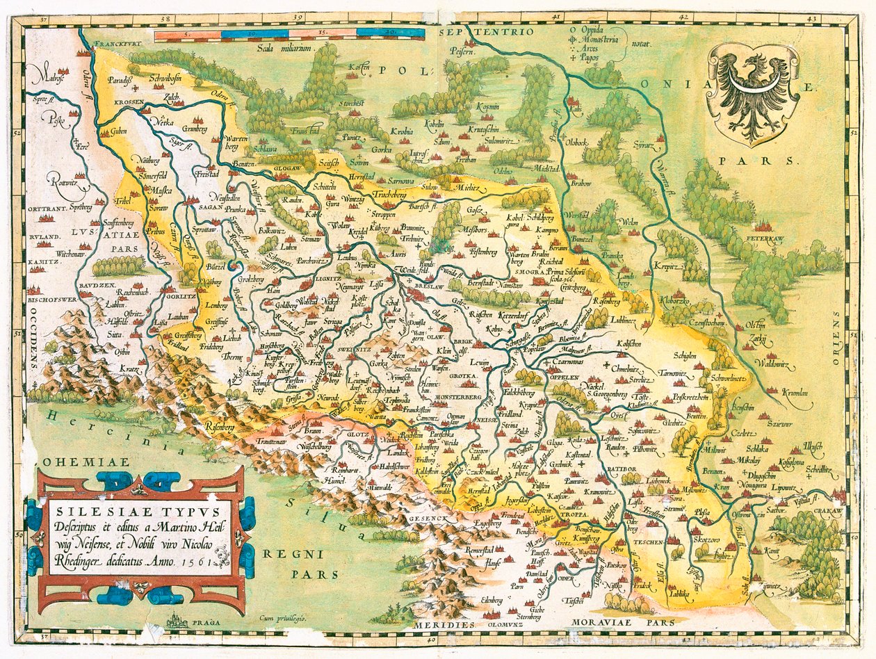 Germany, Poland, Czech Republic by Abraham Ortelius