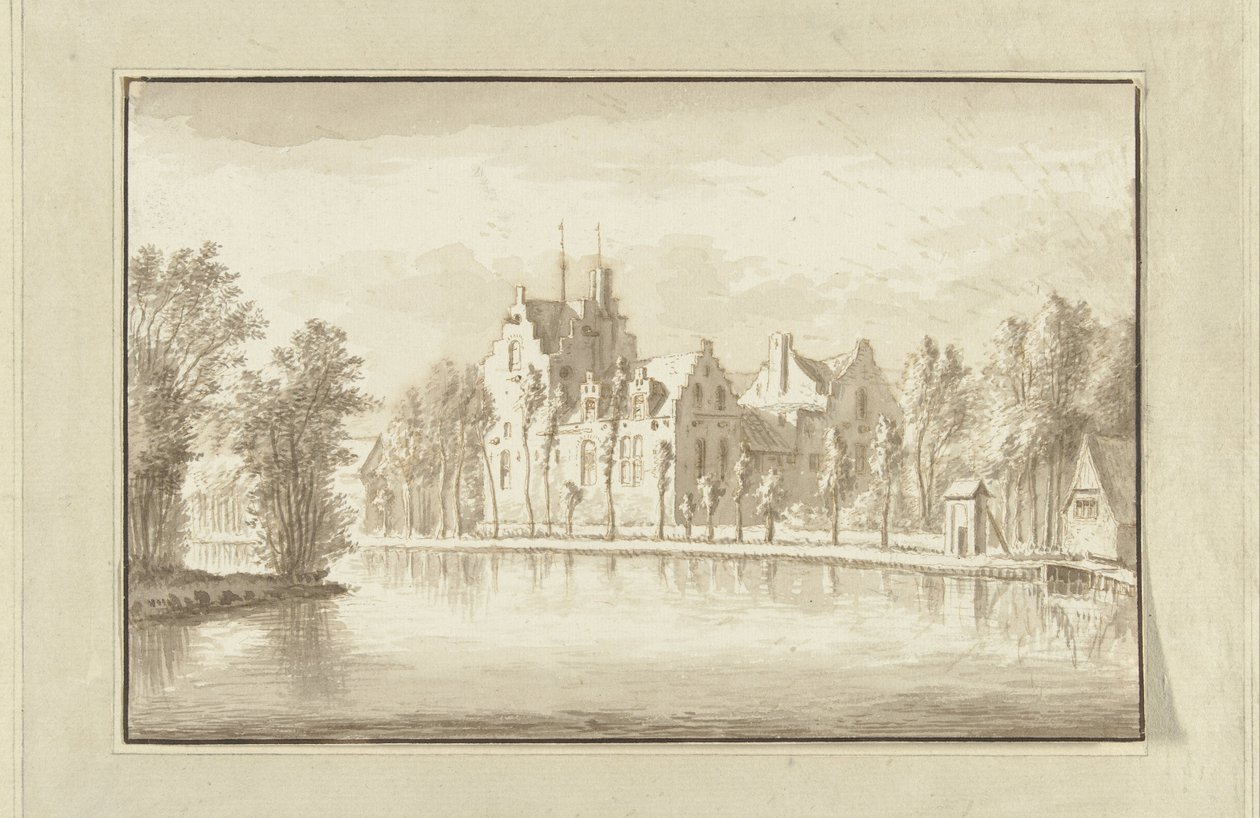 House Kostverloren on the Amstel by Abraham Rademaker