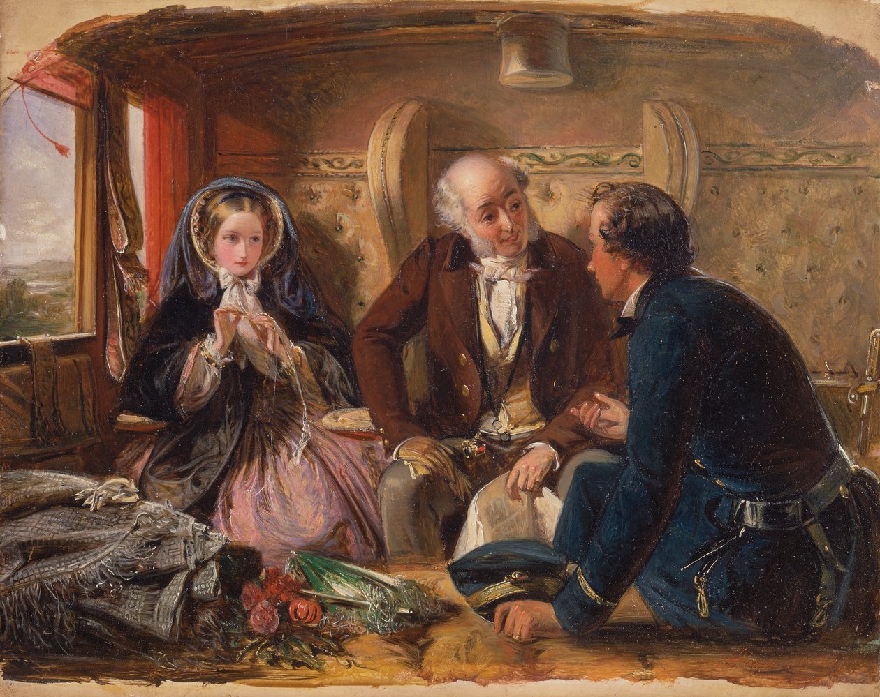 First Class-The Meeting. And at First Meeting Loved. by Abraham Solomon