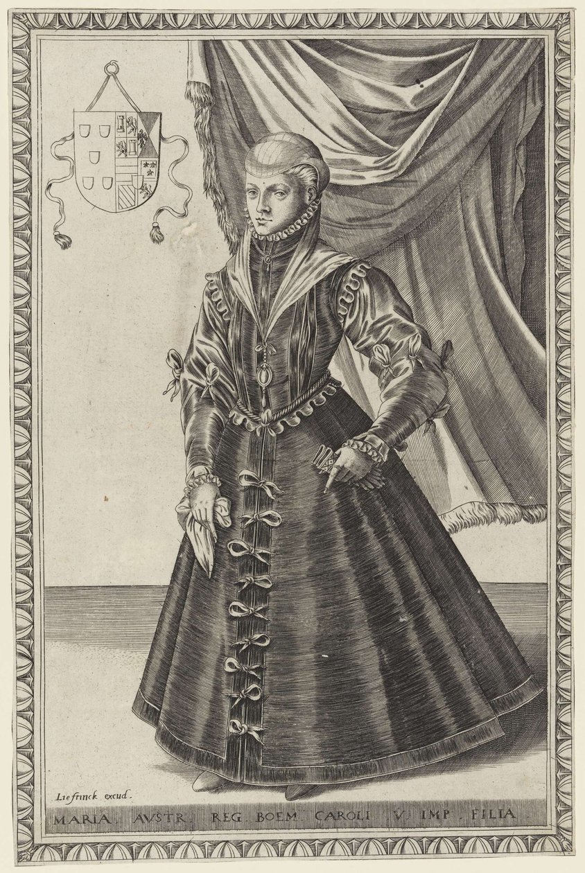 Maria of Austria, Daughter of Charles V by Abraham de Bruyn