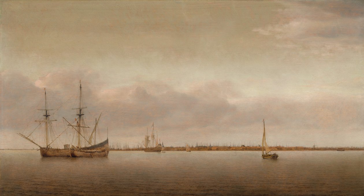 View of Hoorn by Abraham de Verwer