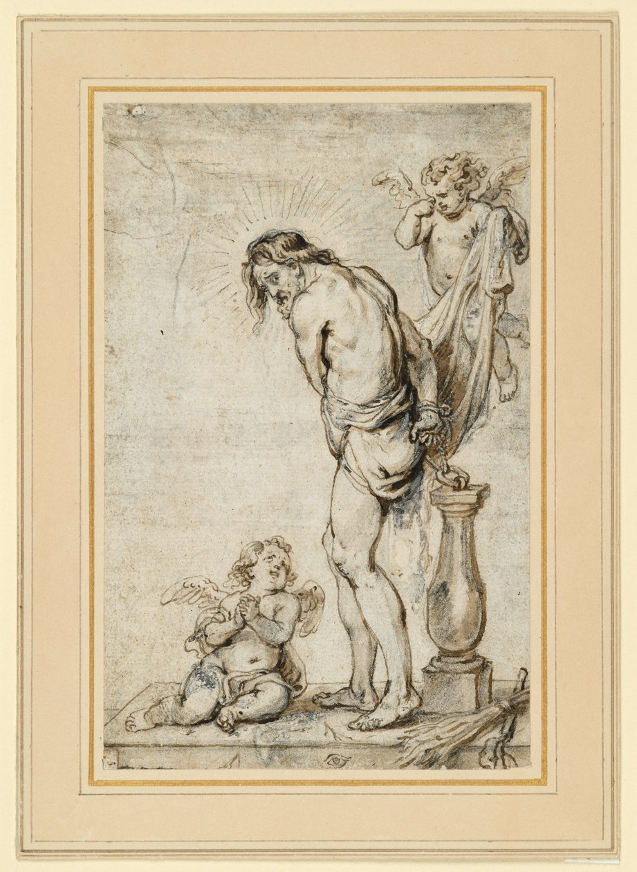 Christ at the Column of Flagellation by Abraham van Diepenbeeck