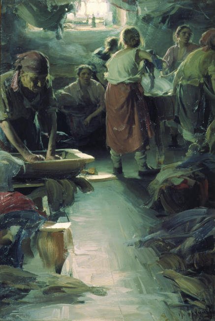 The Washer Women by Abram Efimovich Arkhipov