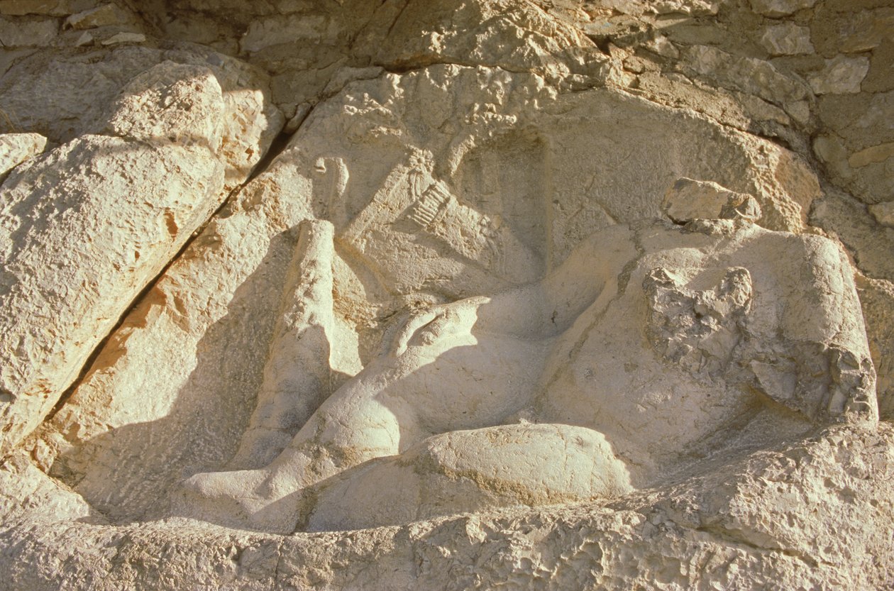 Carving of Heracles by Achaemenid
