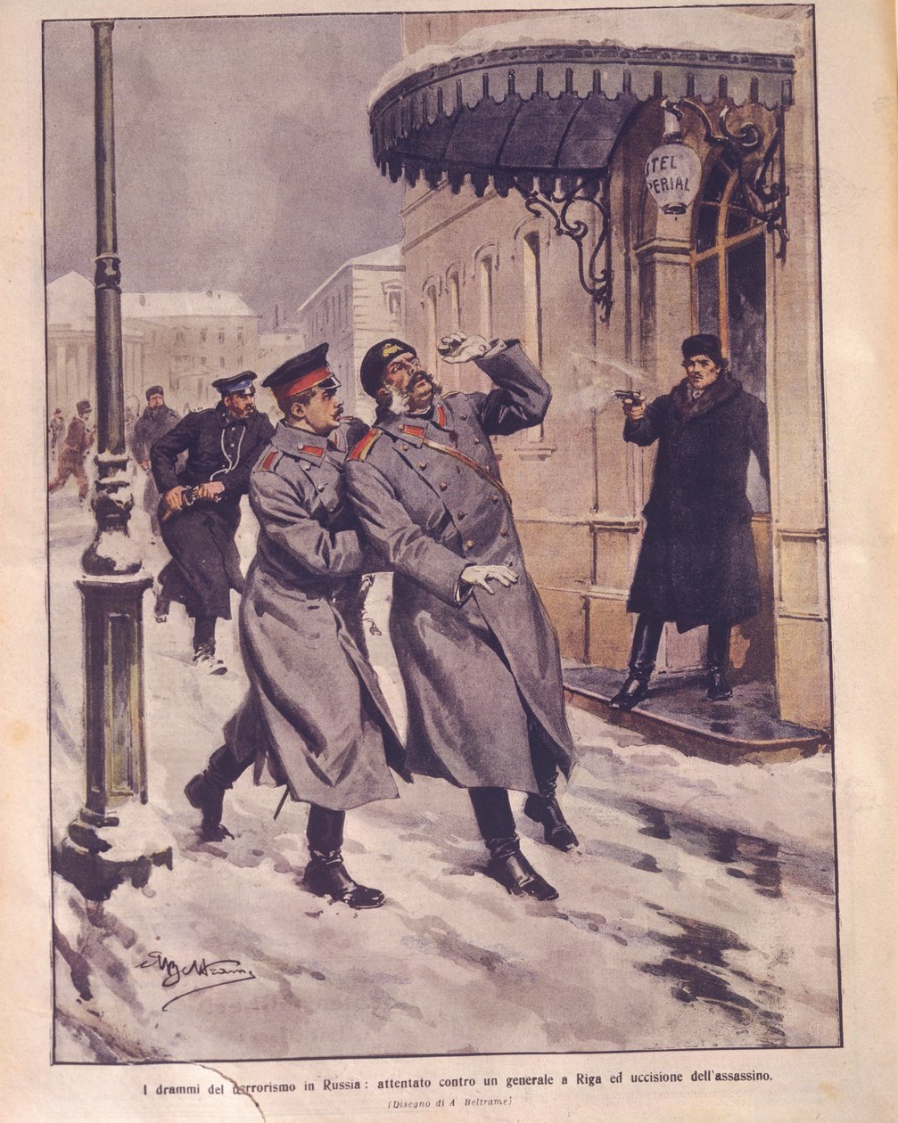Cover illustration of Terrorism in the Russian Empire, attempt on General