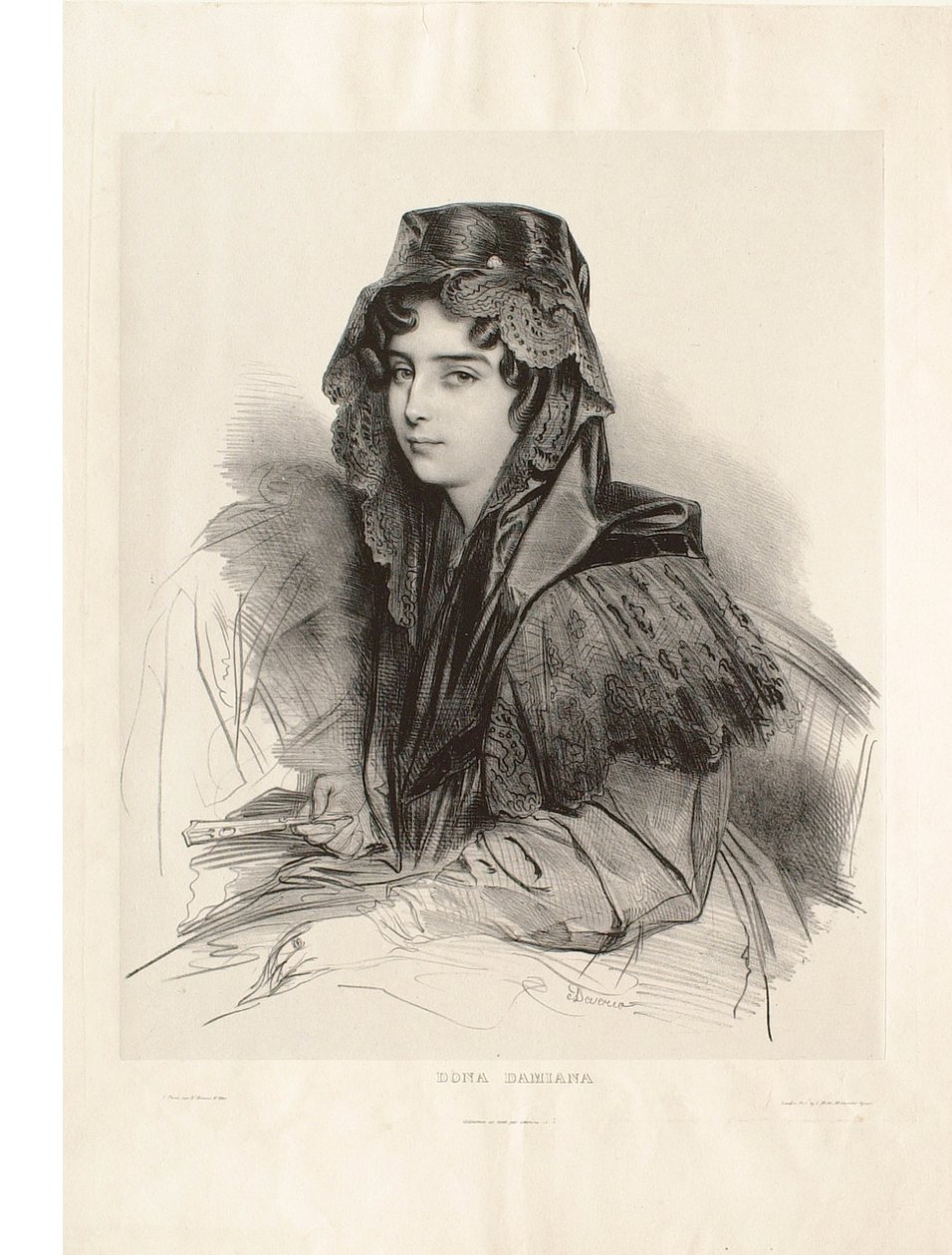 Dona Damiana by Achille Devéria
