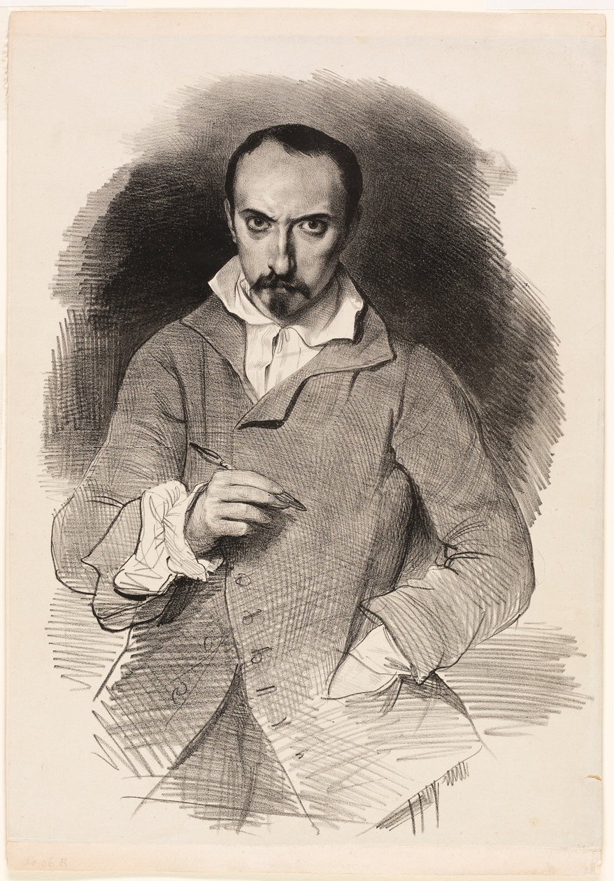 Self-Portrait by Achille Devéria