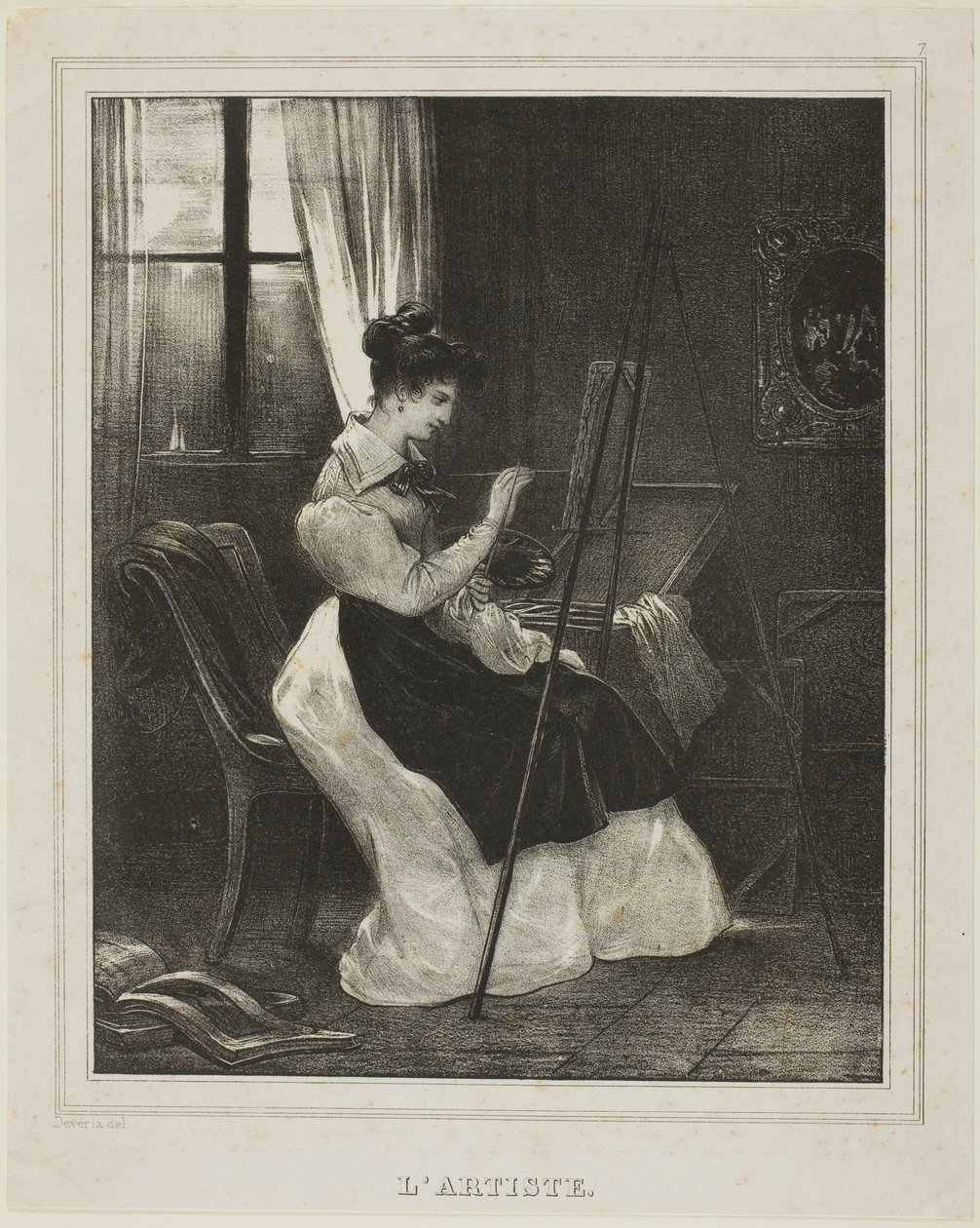 The Artist by Achille Devéria