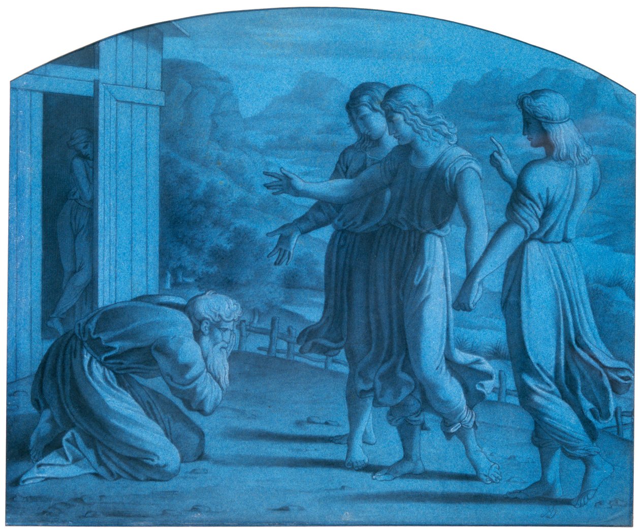 The Hospitality of Abraham, c1820-1857 by Achille Devéria