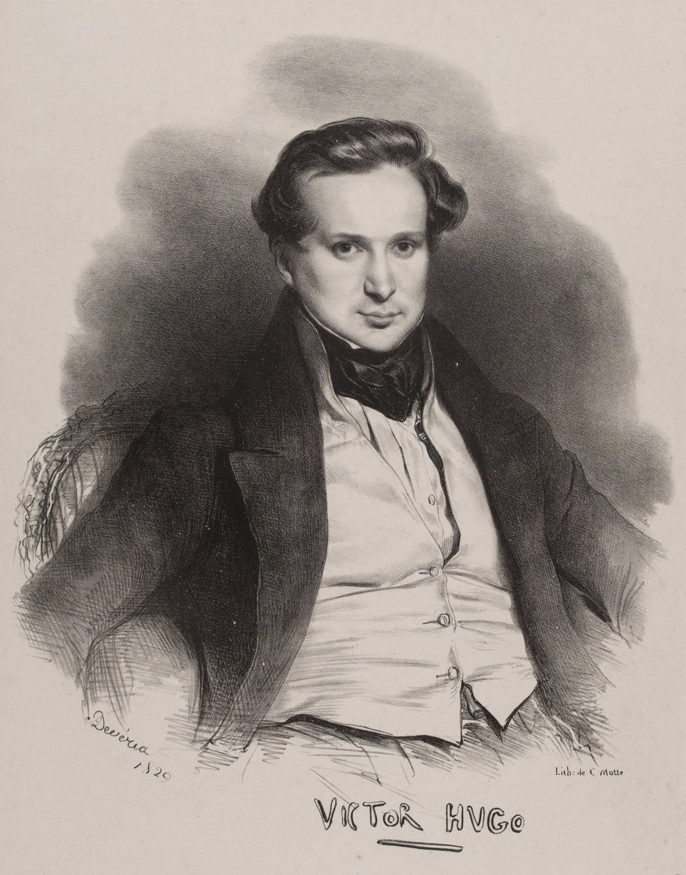 Hugo Deveria by Achille Devéria