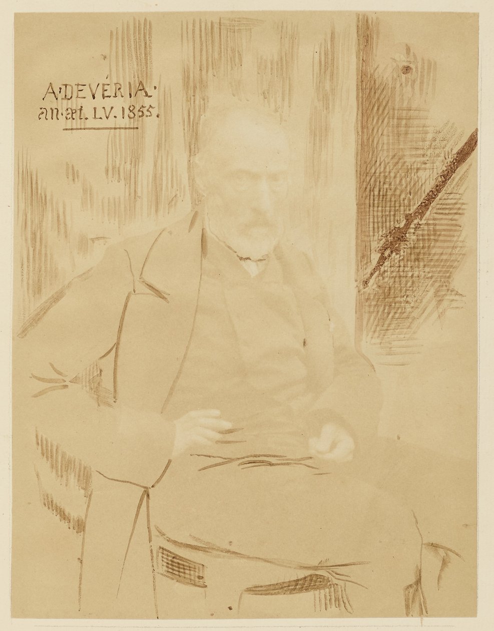 Portrait or Self-Portrait of Achille Devéria by Achille Devéria
