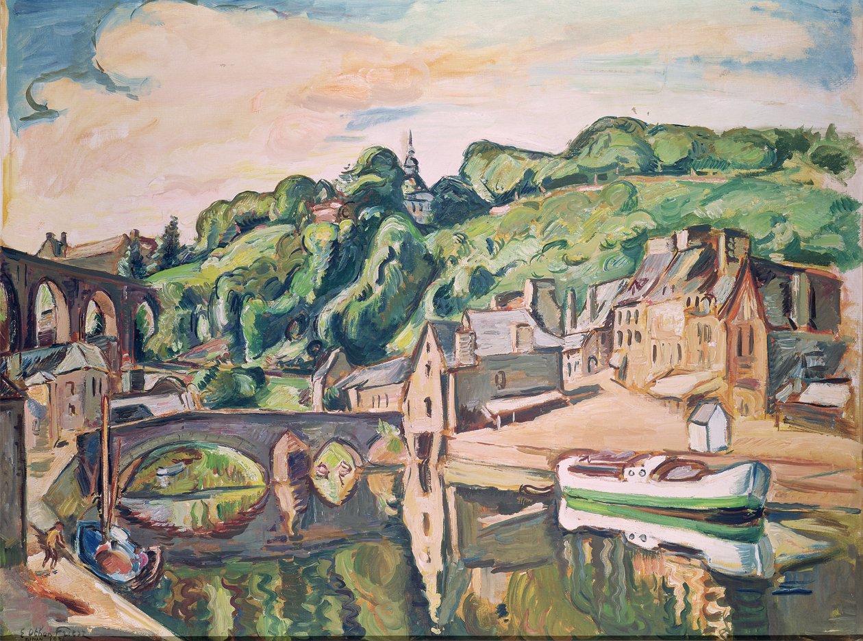 View of Dinan by Achille Emile Othon Friesz