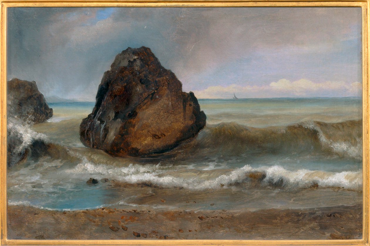 View of the Sea at Salerno by Achille Etna Michallon