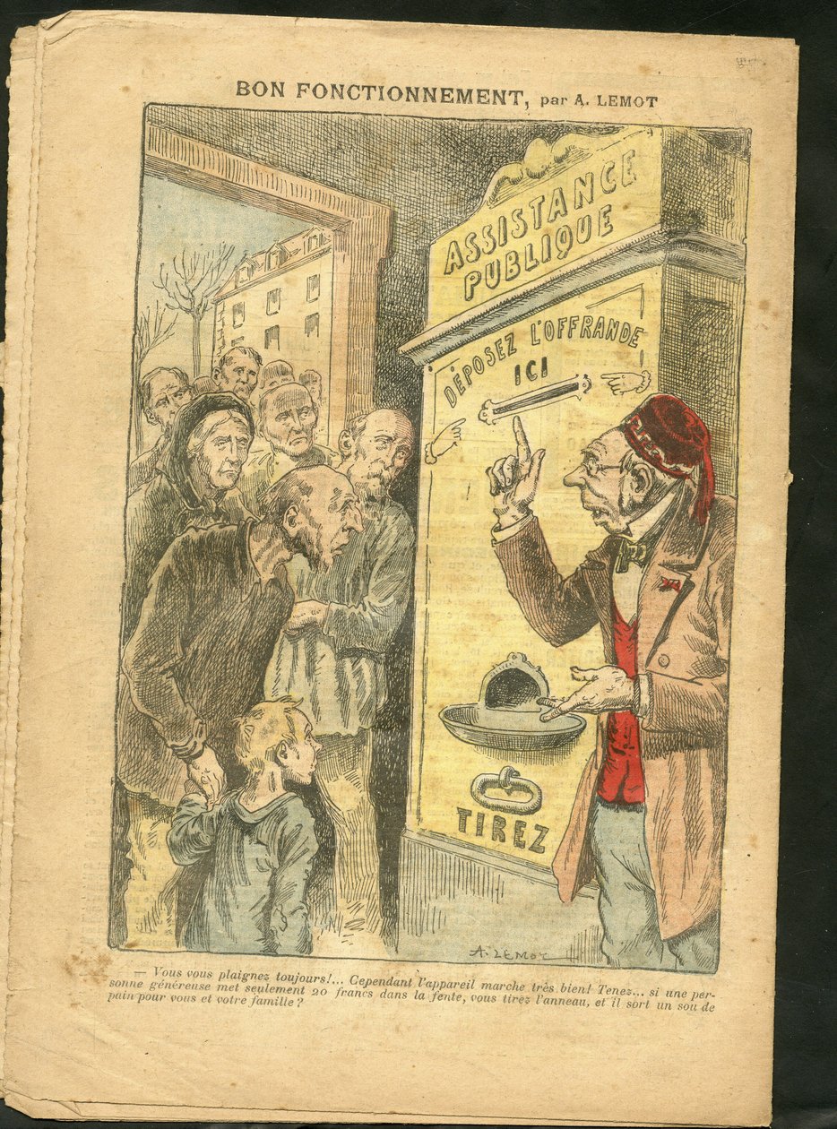 Illustration by Achille Lemot for the Cover of Le Pelerin - Good Functioning by Achille Lemot