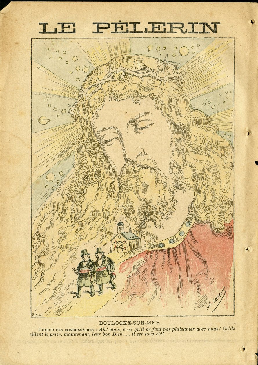 Illustration of Achille Lemot in Le Pelerin by Achille Lemot