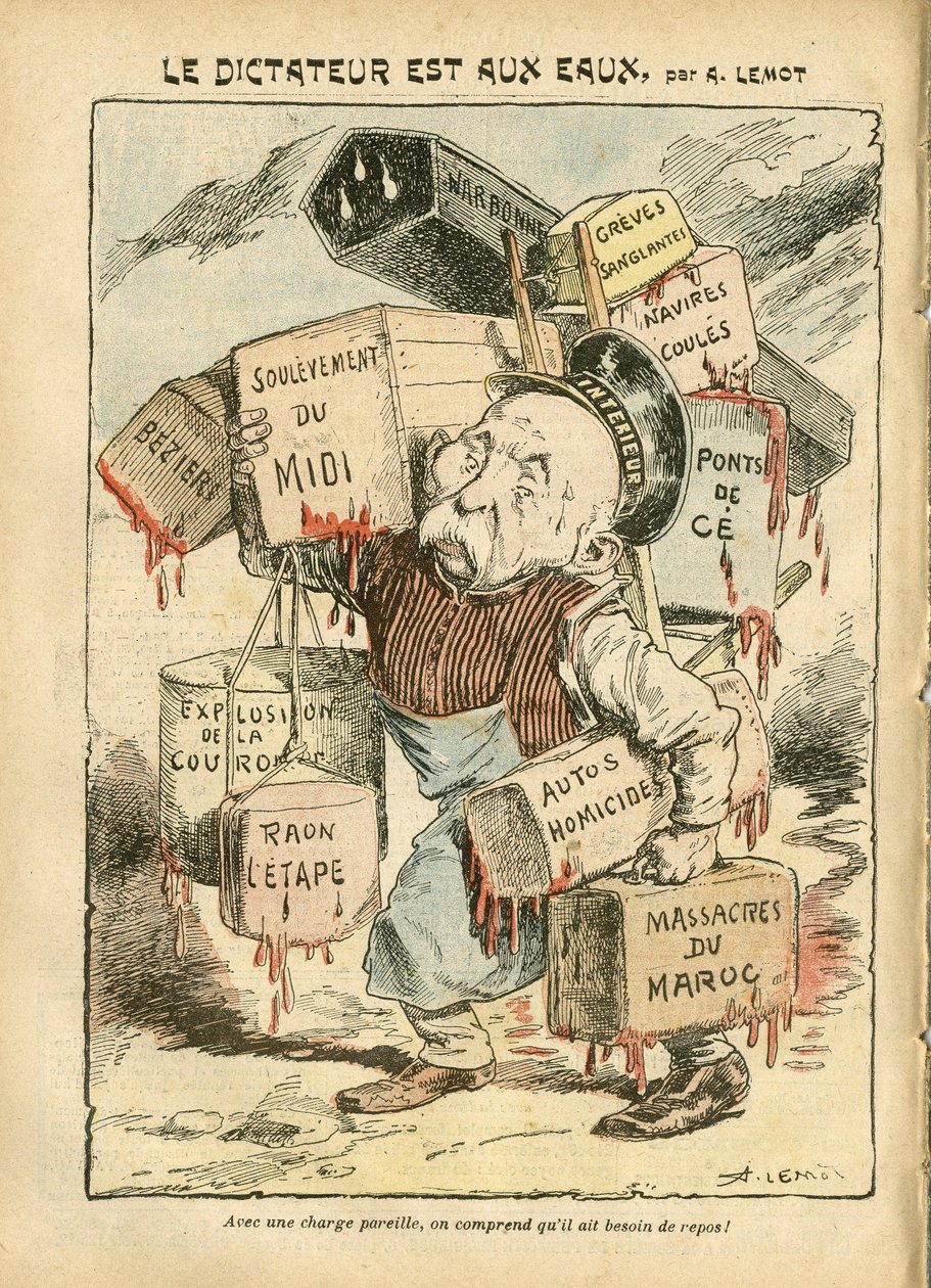 Illustration of Achille Lemot in Le Pelerin by Achille Lemot
