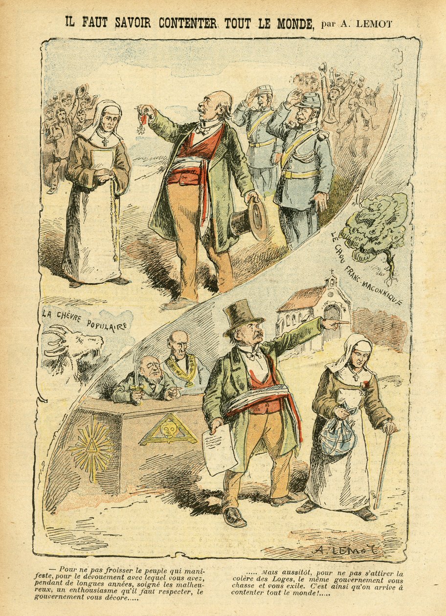 Illustration in Le Pelerin, 03/09/05 by Achille Lemot
