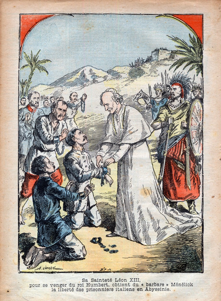 Pope Leon XIII (Vincenzo Giocchino Pecci) by Achille Lemot