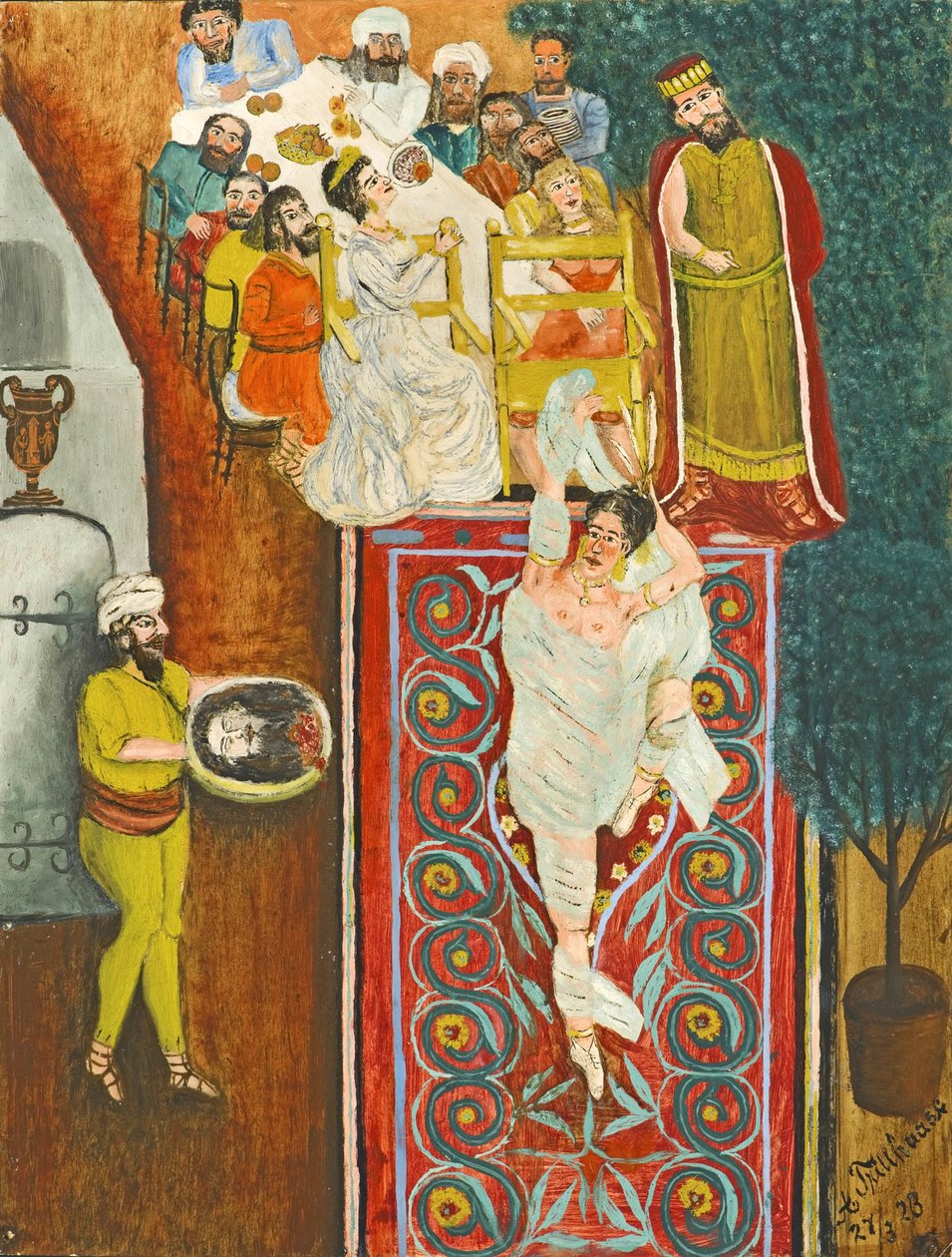 Salome and the Head of John the Baptist by Adalbert Trillhaase