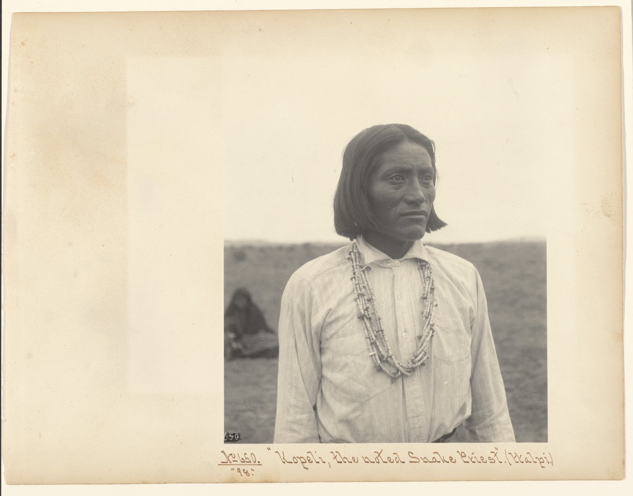 Kopeli, the Noted Snake Priest (Walpi) by Adam Clark “A. C.” Vroman