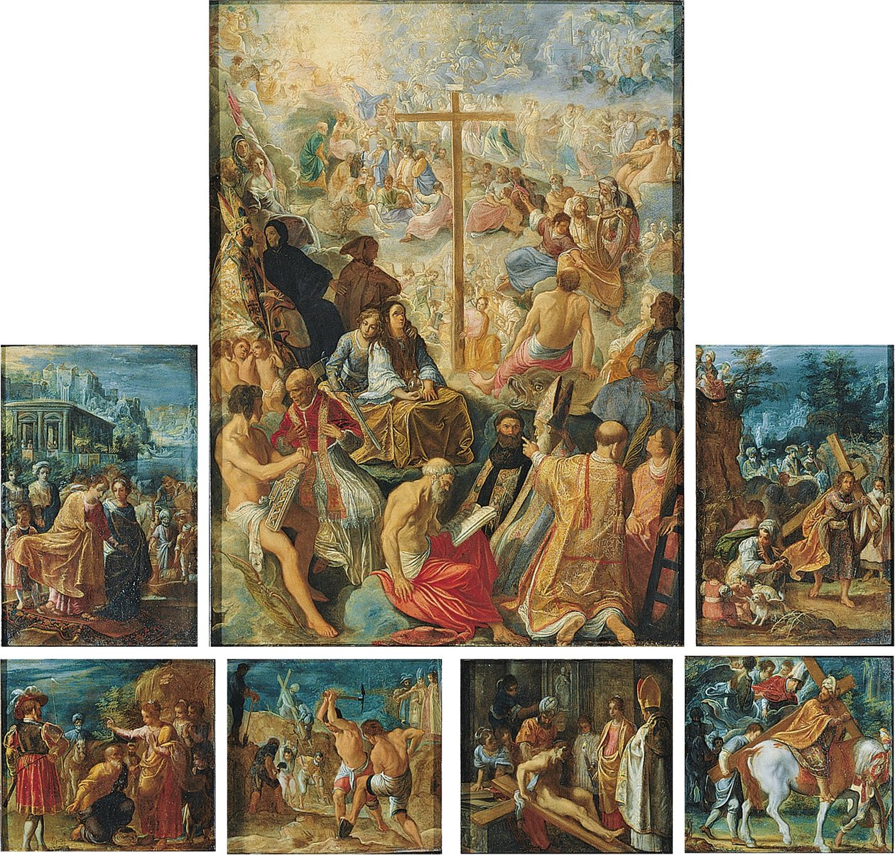 The Frankfurt Altarpiece of the Holy Cross by Adam Elsheimer
