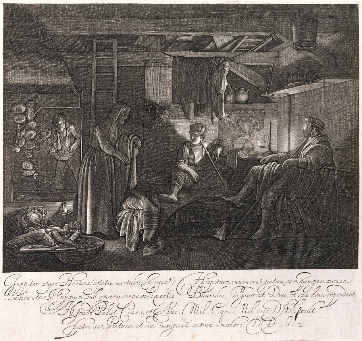 The House of Philemon and Baucis by Adam Elsheimer