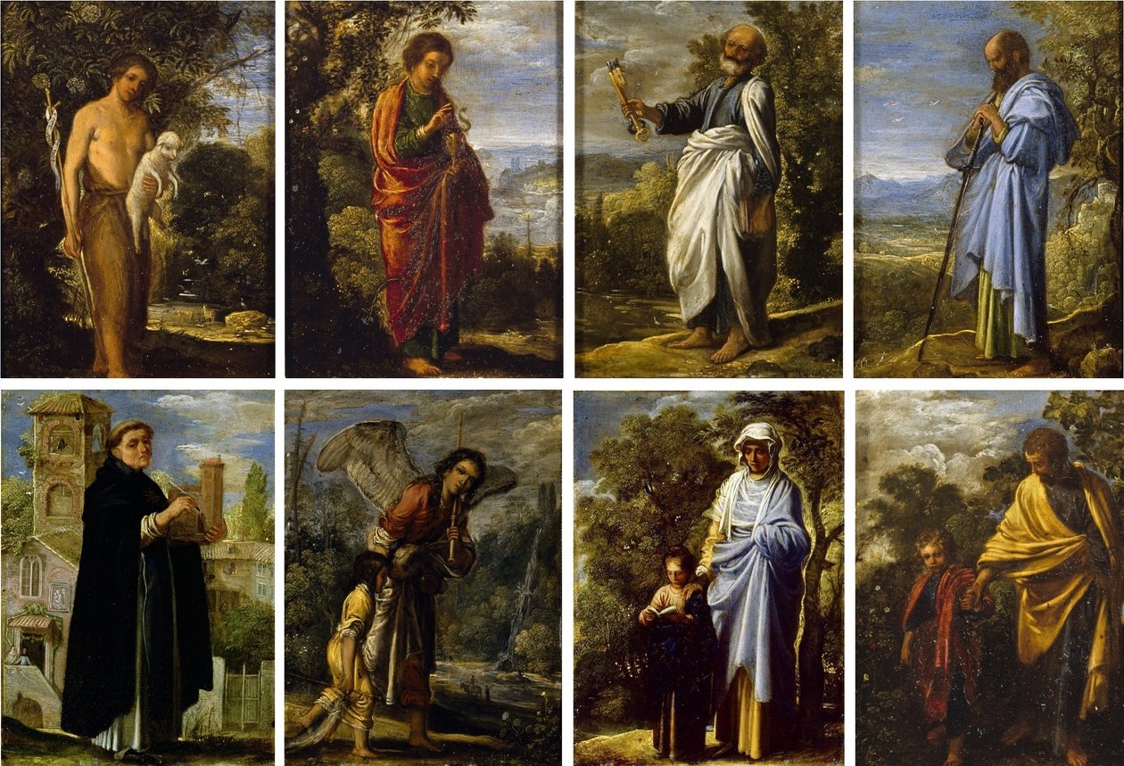 A Set of Small Religious Scenes by Adam Elsheimer