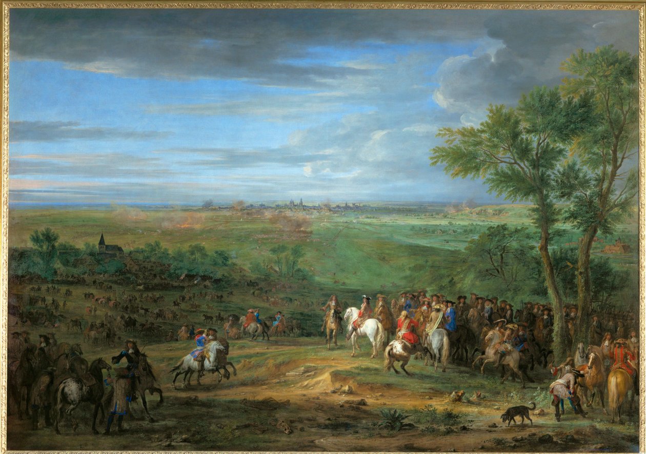 Arrival of Louis XIV at the Camp before Maastricht, June 1673 by Adam Frans van der Meulen