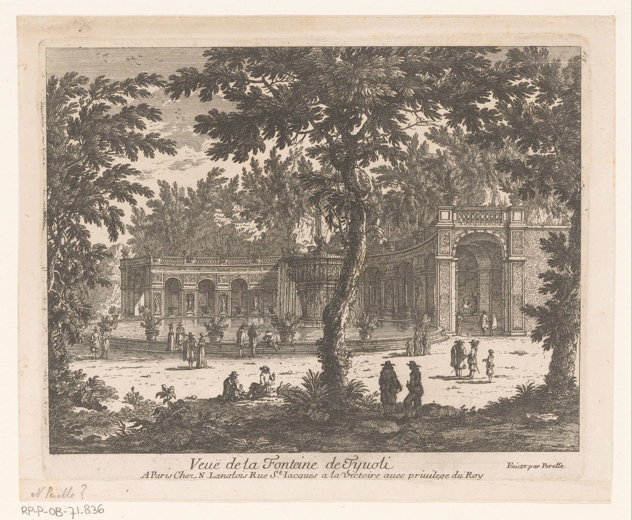 View of a Fountain by Adam Perelle