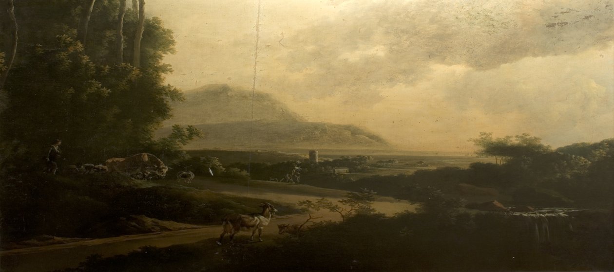 Landscape with a Winding Roadway by Adam Pynacker