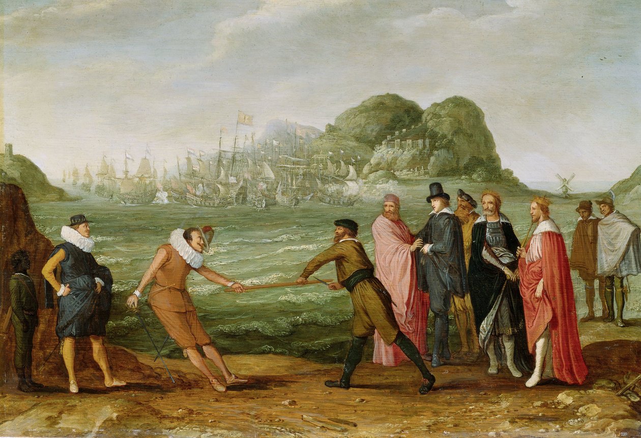 Allegory of the Victory of the Dutch over the Spanish Fleet at Gibraltar on 25 April 1607 by Adam Willaerts