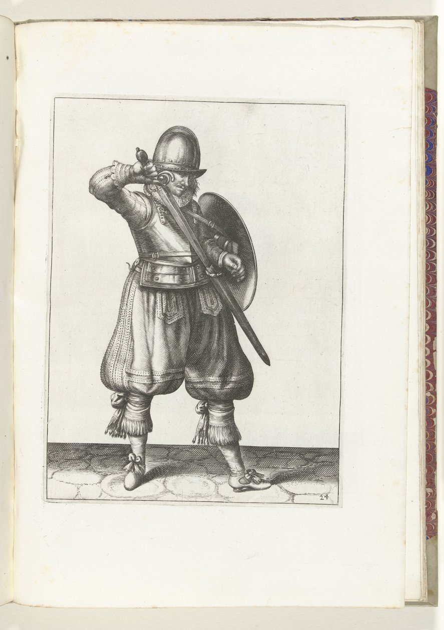 The Exercise with Shield and Spear: The Soldier Sheathes His Rapier (No ...