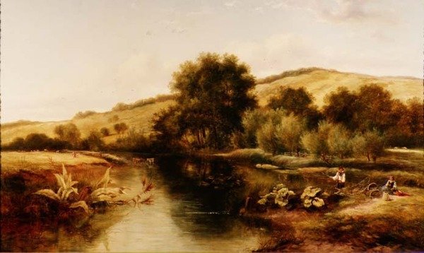 Children Fishing by Adams Barland