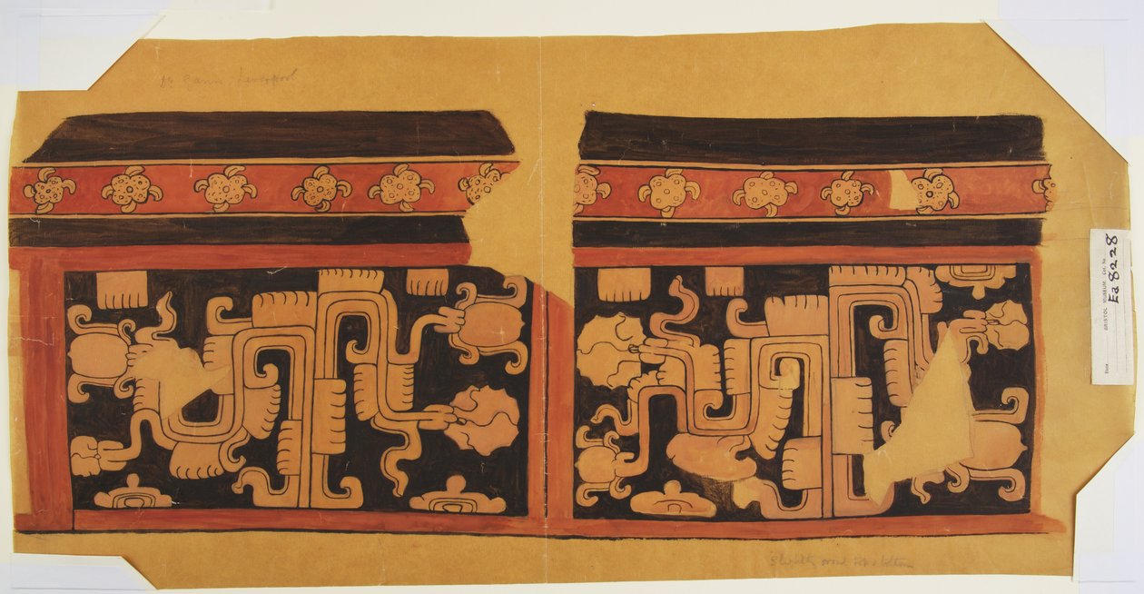 Design from a Pot from Belize by Adela Breton