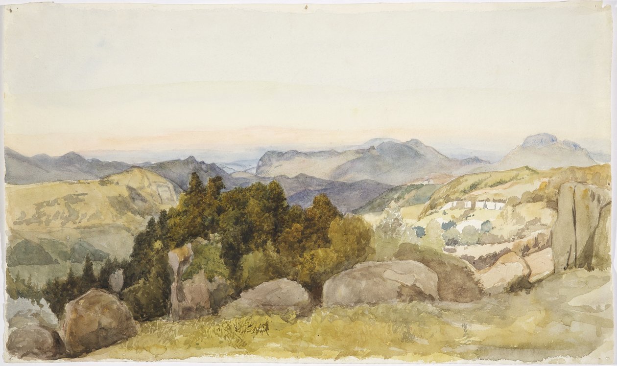 View from Near Zacualtipan Looking Towards the Gulf of Mexico by Adela Breton