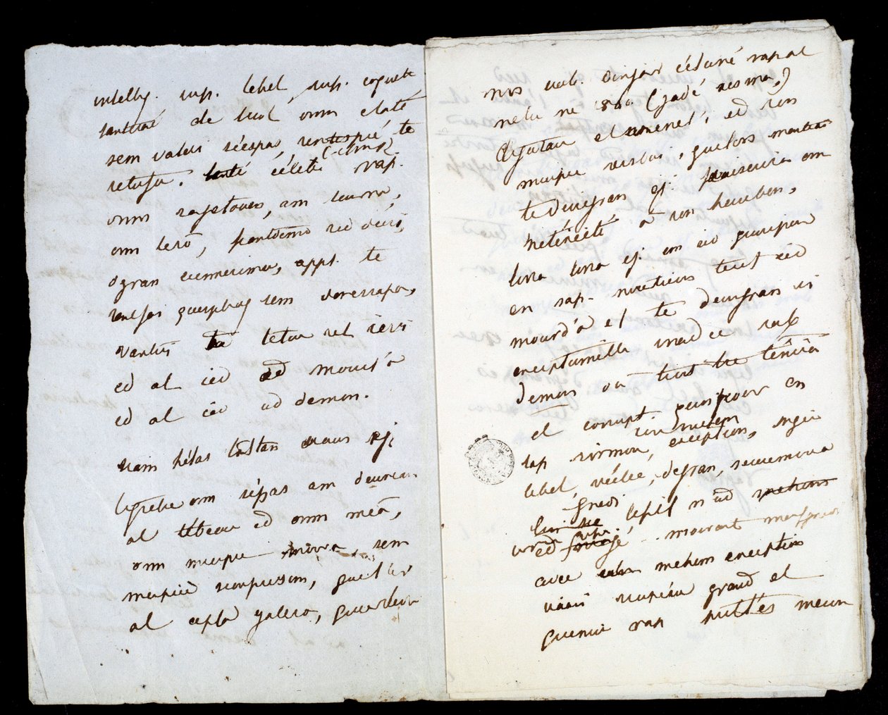 Autograph Manuscript by Adele Hugo by Adele Hugo