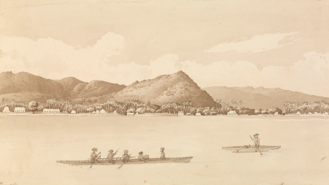 Apia Bay, Upolu, Navigators Islands [Samoa] Septr 18th 1849 by Admiral Sir Edward Gennys Fanshawe