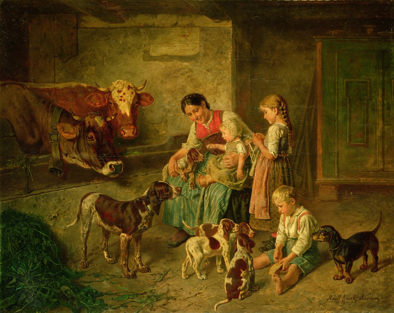 Contentment by Adolf Eberle