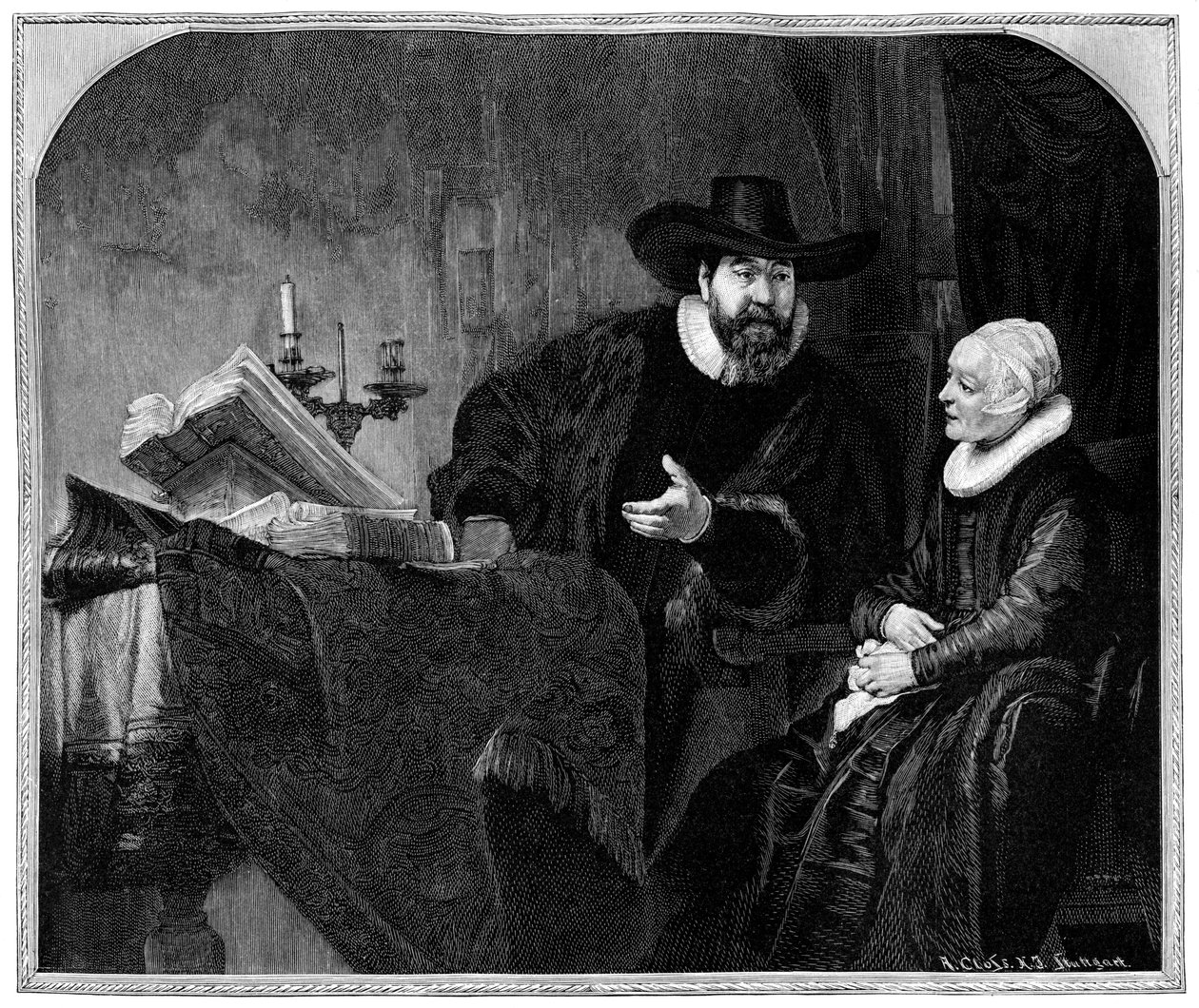 Renier Ansloo and His Mother by Adolf Closs