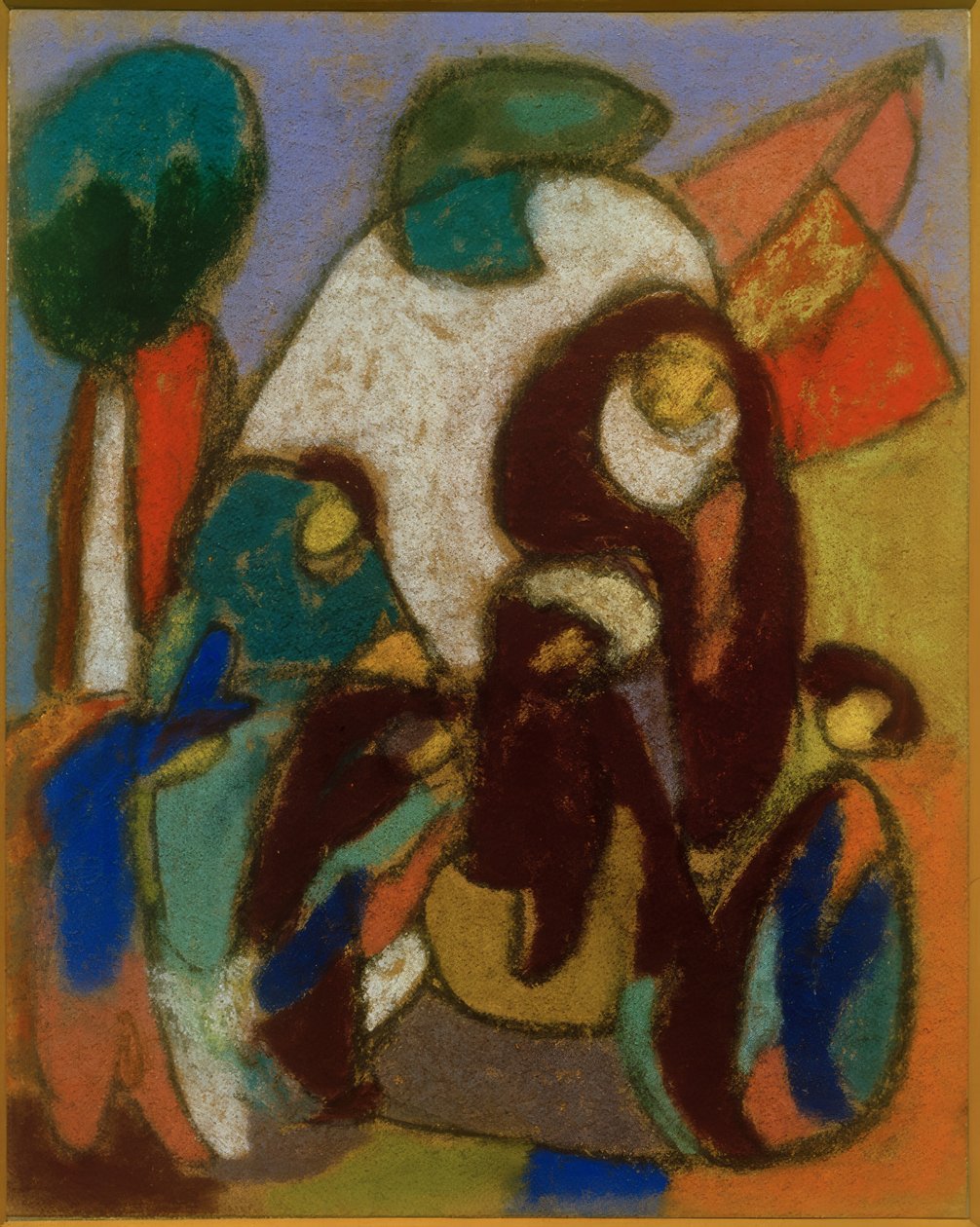 Group of Figures by Adolf Holzel