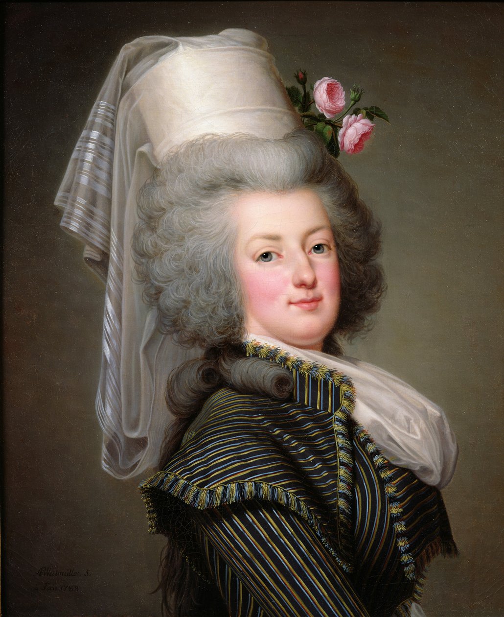 Marie-Antoinette (1755-93) of Habsbourg-Lorraine, Archduchess of Austria, Queen of France and Navarre, 1788  by Adolf Ulrich Wertmuller