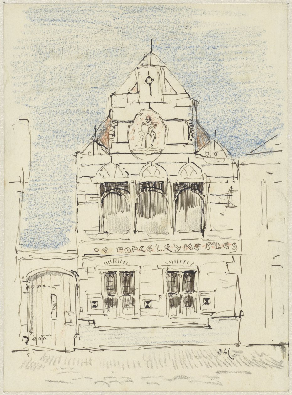 Shop Called De Porceleyne Fles by Adolf le Comte