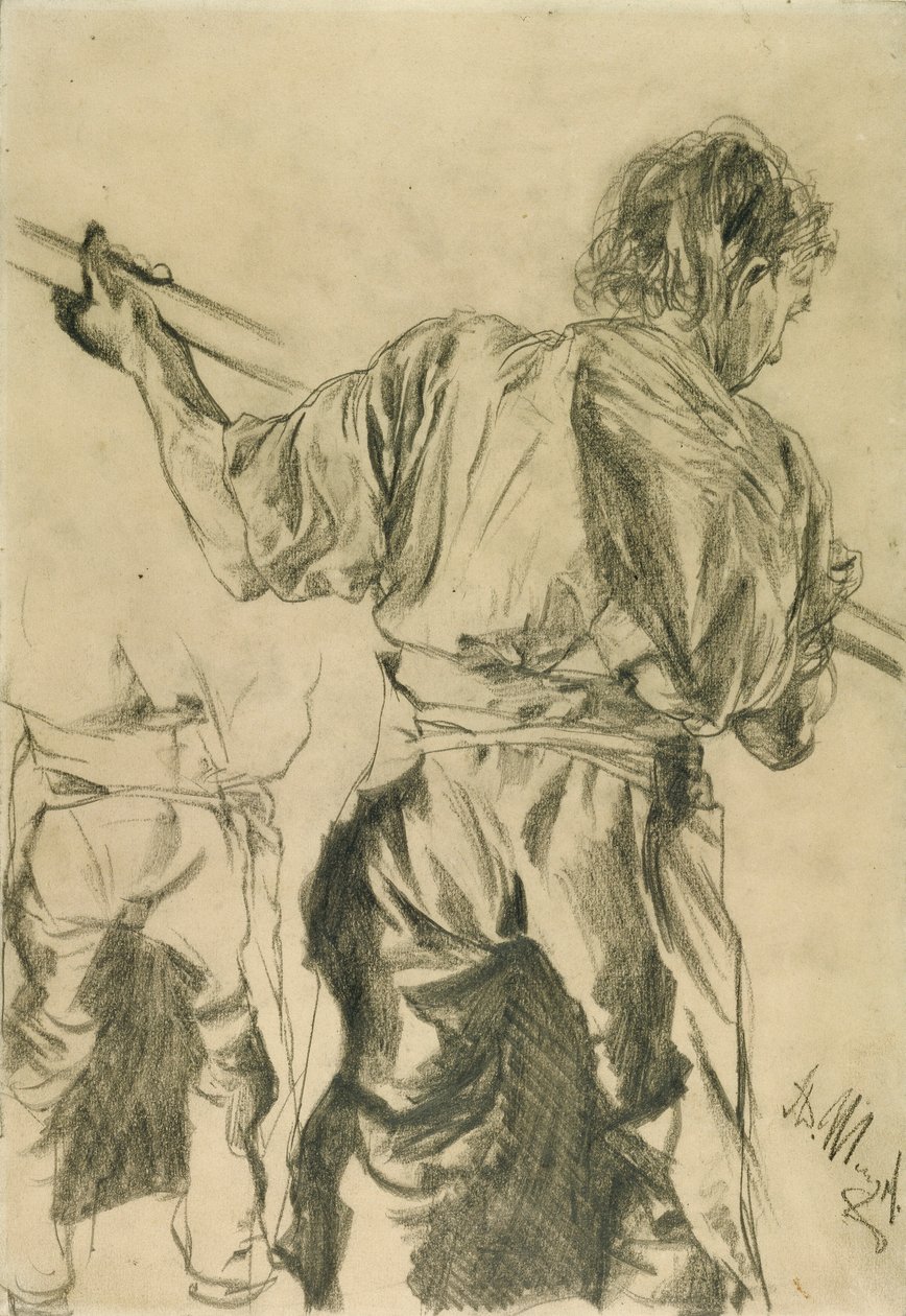 Figure Study by Adolph Menzel