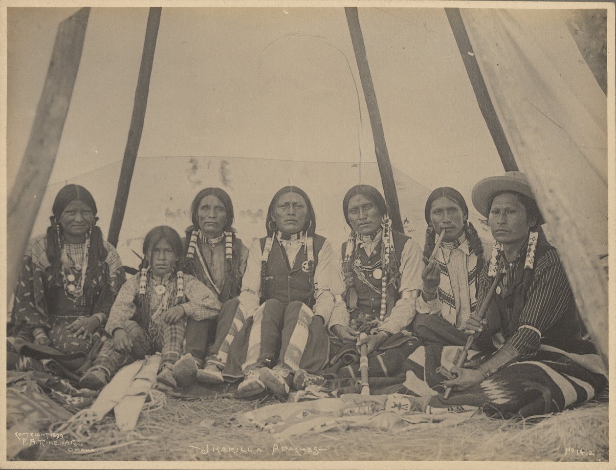 Jicarilla, Apaches by Adolph F. Muhr