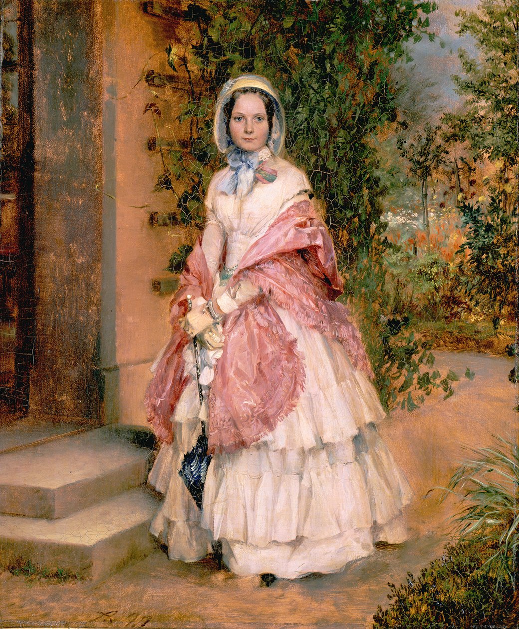 Clara Ilgner (later Mrs. Schmidt von Knobelsdorff) by Adolph Menzel